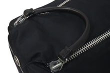 画像をギャラリービューアに読み込む, クロムハーツ Chrome Hearts Duffle Gym ダッフルジムバッグ ボストンバッグ ナイロン レザー ブラック シルバー金具 美品 中古 4c074498 