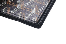 Load image into Gallery viewer, 極美品 GOYARD ゴヤール マルゼルブ カードケース ブラウン ブラック PVC レザー MALESHPMLTY01CL01X 中古 4c074501