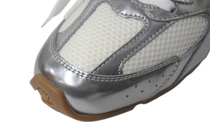 新品未使用 MIUMIU ミュウミュウ NewBalance ニューバランス 530 SL Silver Pack レザー メッシュ シルバー ブラウン サイズ43 中古 4c074506