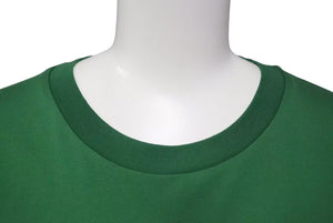 CELINE セリーヌ Crop Top Logo T Shirt クロップド ロゴ T シャツ グリーン レディース 2X761501F 美品 中古 4c074509