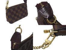 Load image into Gallery viewer, 極美品 LOUIS VUITTON ルイヴィトン モノグラム ミニポシェット アクセソワール ダミエパイエット N63176 スパンコール 中古 4c074520