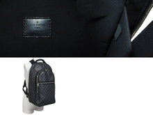 Load image into Gallery viewer, LOUIS VUITTON ルイヴィトン ミカエル バックパック リュック N58024 ダミエグラフィット ブラック 美品 中古 4c074526