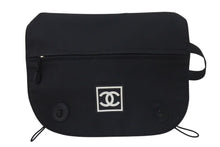 Load image into Gallery viewer, CHANEL シャネル スポーツライン ナイロン ショルダーバッグ ブラック 9番台 ココマーク ロゴ 美品 中古 4c074529