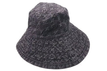 Load image into Gallery viewer, 極美品 LOUIS VUITTON ルイヴィトン シャポー バケットハット N80207 サイズL モノグラム デニム ウォッシュド加工 中古 4c074530