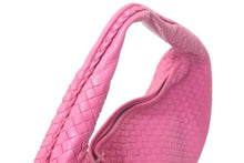 Load image into Gallery viewer, 極美品 BOTTEGA VENETA ボッテガ ヴェネタ イントレチャート ホーボーバッグ ワンショルダーバッグ レザー ピンク 中古 4c074534