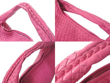 Load image into Gallery viewer, 極美品 BOTTEGA VENETA ボッテガ ヴェネタ イントレチャート ホーボーバッグ ワンショルダーバッグ レザー ピンク 中古 4c074534