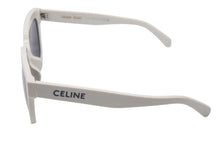Load image into Gallery viewer, CELINE セリーヌ サングラス サイド ロゴ 56◻︎21 145 CL40198F ホワイト アイボリー 美品 中古 4c074546