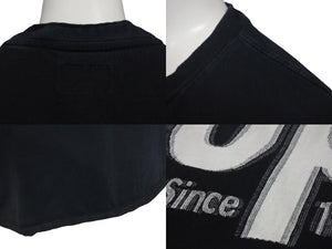 Supreme シュプリーム 21SS Intarsia Spellout インターシャ スペルアウト Tシャツ ブラック コットン サイズM 美品 中古 4c074551 