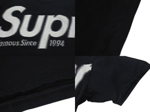 Supreme シュプリーム 21SS Intarsia Spellout インターシャ スペルアウト Tシャツ ブラック コットン サイズM 美品 中古 4c074551 