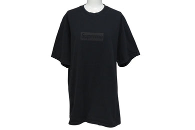 SUPREME シュプリーム 23SS Tonal Box Logo Tee トーナル ボックス 半袖Tシャツ コットン ブラック サイズL 美品ロゴ 中古 4c074554 