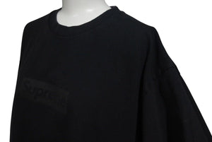 SUPREME シュプリーム 23SS Tonal Box Logo Tee トーナル ボックス 半袖Tシャツ コットン ブラック サイズL 美品ロゴ 中古 4c074554 