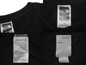 SUPREME シュプリーム THE NORTH FACE ザ ノースフェイス 22SS 半袖Tシャツ バンダナ コットン ブラック サイズL 美品 中古 4c074555 