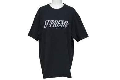 SUPREME シュプリーム 22FW Slap Shot スラップショット 半袖Tシャツ コットン ブラック サイズL 美品 中古ロゴ 4c074556 