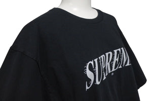 SUPREME シュプリーム 22FW Slap Shot スラップショット 半袖Tシャツ コットン ブラック サイズL 美品 中古ロゴ 4c074556 