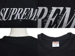 SUPREME シュプリーム 22FW Slap Shot スラップショット 半袖Tシャツ コットン ブラック サイズL 美品 中古ロゴ 4c074556 