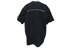 Supreme シュプリーム 半袖Ｔシャツ WARNING Logo PRINT TEE 22FW ブラック コットン サイズL 美品 中古 4c074557 
