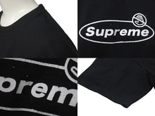 画像をギャラリービューアに読み込む, Supreme シュプリーム 半袖Ｔシャツ WARNING Logo PRINT TEE 22FW ブラック コットン サイズL 美品 中古 4c074557 