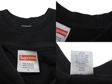 画像をギャラリービューアに読み込む, Supreme シュプリーム 半袖Ｔシャツ WARNING Logo PRINT TEE 22FW ブラック コットン サイズL 美品 中古 4c074557 