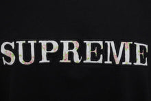 画像をギャラリービューアに読み込む, 極美品 Supreme シュプリーム 18AW FLORAL Logo TEE フローラル Tシャツ ブラック サイズM 中古 4c074564 