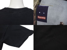 画像をギャラリービューアに読み込む, Supreme シュプリーム BANNER PRINT TEE バナープリント Tシャツ 19AW ブラック コットン 美品 中古 4c074565 