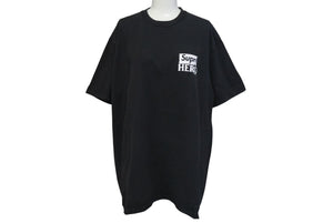 Supreme シュプリーム 半袖Ｔシャツ ANTIHERO DOG TEE アンタイヒーロー ドッグ 22SS ブラック コットン L 美品 中古 4c074567 