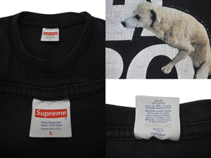 Supreme シュプリーム 半袖Ｔシャツ ANTIHERO DOG TEE アンタイヒーロー ドッグ 22SS ブラック コットン L 美品 中古 4c074567 