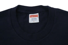 画像をギャラリービューアに読み込む, Supreme シュプリーム 24SS RECORDS TEE レコード プリント Tシャツ ネイビー コットン サイズL 美品 中古 4c074569 