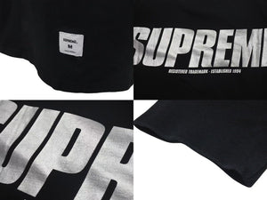 Supreme シュプリーム 19AW Trademark L/S Top ロングスリーブ トップス ブラック 中古コットン サイズM 美品 4c074571 