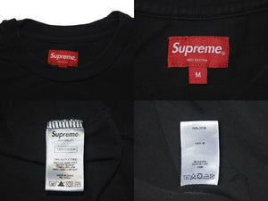 Supreme シュプリーム 19AW Trademark L/S Top ロングスリーブ トップス ブラック 中古コットン サイズM 美品 4c074571 