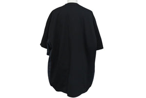 Sacai サカイ半袖Ｔシャツ リップストップパネル Tシャツ ブラック コットンポリエステル 3 24-03473M 美品 中古 4c074573 