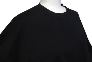 Sacai サカイ半袖Ｔシャツ リップストップパネル Tシャツ ブラック コットンポリエステル 3 24-03473M 美品 中古 4c074573 