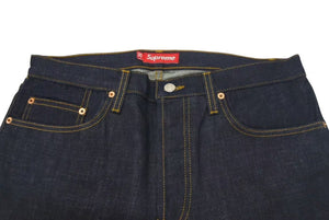 今後同様 Supreme シュプリーム Rigid Slim Jean リジッド スリムジーンズ デニムパンツ 23SS サイズ32 インディゴブルー 中古 4c074574 