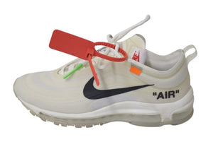 NIKE x OFF-WHITE ナイキ x オフホワイト THE TEN AIR MAX 97 ザテン エアマックス97 スニーカー AJ4585-100 美品 中古 4c074576