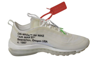 NIKE x OFF-WHITE ナイキ x オフホワイト THE TEN AIR MAX 97 ザテン エアマックス97 スニーカー AJ4585-100 美品 中古 4c074576
