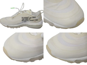 NIKE x OFF-WHITE ナイキ x オフホワイト THE TEN AIR MAX 97 ザテン エアマックス97 スニーカー AJ4585-100 美品 中古 4c074576