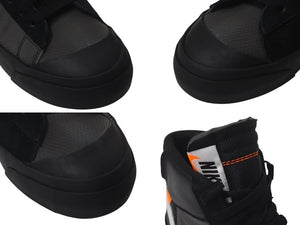 NIKE × OFF-WHITE ナイキ オフホワイト ブレーザーミッドグリムリーパー ミッドカット スニーカー ブラック THE TEN AAA3832 サイズ26.5 美品 中古 4c074577