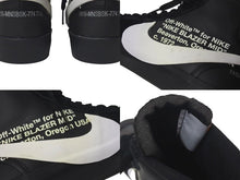 Load image into Gallery viewer, NIKE × OFF-WHITE ナイキ オフホワイト ブレーザーミッドグリムリーパー ミッドカット スニーカー ブラック THE TEN AAA3832 サイズ26.5 美品 中古 4c074577