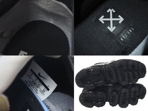 NIKE OFF-WHITE ナイキ オフホワイト エアヴェイパーマックス THE 10 AIR VAPORMAX FK ブラック 27cm AA3831-002 美品 中古 4c074578