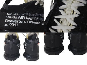 NIKE OFF-WHITE ナイキ オフホワイト エアヴェイパーマックス THE 10 AIR VAPORMAX FK ブラック 27cm AA3831-002 美品 中古 4c074578