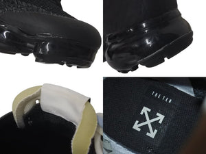 NIKE OFF-WHITE ナイキ オフホワイト エアヴェイパーマックス THE 10 AIR VAPORMAX FK ブラック 27cm AA3831-002 美品 中古 4c074578