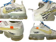Load image into Gallery viewer, NIKE ナイキ Off-White オフホワイト The Ten ザテン スニーカー ヴェイパーマックスX AA3831-100 ホワイト サイズ8.5 美品 中古 4c074579