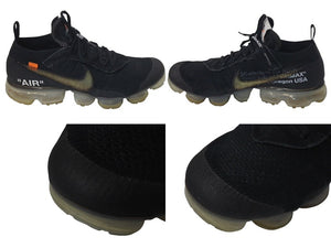 NIKE OFF-WHITE ナイキ オフホワイト エアヴェイパーマックス THE 10 AIR VAPORMAX FK ブラック 27cm AA3831-002 美品 中古 4c074580
