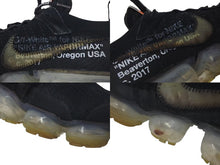 Load image into Gallery viewer, NIKE OFF-WHITE ナイキ オフホワイト エアヴェイパーマックス THE 10 AIR VAPORMAX FK ブラック 27cm AA3831-002 美品 中古 4c074580