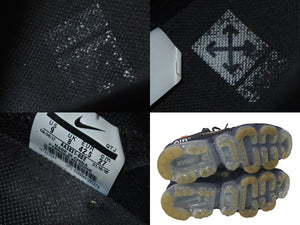 NIKE OFF-WHITE ナイキ オフホワイト エアヴェイパーマックス THE 10 AIR VAPORMAX FK ブラック 27cm AA3831-002 美品 中古 4c074580