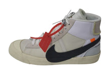 Load image into Gallery viewer, NIKE OFF-WHITE ナイキ オフホワイト ブレーザー ザ・テン THE 10 BLAZER MID スニーカー ホワイト ブラック AA3832-100 美品 中古 4c074581