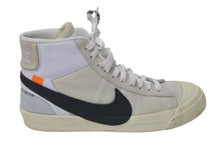 Load image into Gallery viewer, NIKE OFF-WHITE ナイキ オフホワイト ブレーザー ザ・テン THE 10 BLAZER MID スニーカー ホワイト ブラック AA3832-100 美品 中古 4c074581