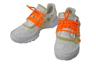 NIKE x OFF WHITE ナイキ x オフホワイトエアプレスト スニーカー AA3830-100 ホワイト AA3830-100 美品 中古 4c074583