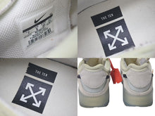 Load image into Gallery viewer, NIKE x OFF-WHITE ナイキｘオフホワイト ザテン エアマックス90 AA7293-100 ホワイト サイズ25cm 美品 中古 4c074584