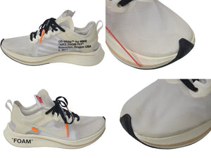Nike x Off-White ナイキ x オフホワイト "THE TEN" Zoom Fly ザテン ズームフライ ホワイト ラバー 26cm AJ4588-100 中古 4c074585