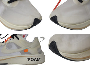 Nike x Off-White ナイキ x オフホワイト "THE TEN" Zoom Fly ザテン ズームフライ ホワイト ラバー 26cm AJ4588-100 中古 4c074585